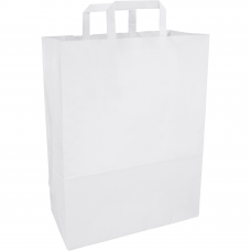 Draagtas wit 26/12x35cm Tpk270784